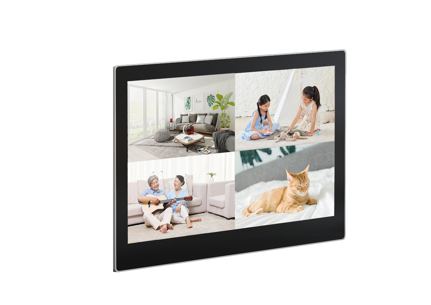 WiFi система за видеонаблюдение с тъчскрийн монитор и 4 камери /KVR-T4204A/