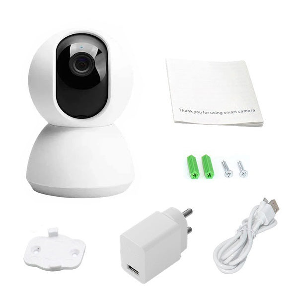 ИНТЕЛИГЕНТНА WIFI/IP ОХРАНИТЕЛНА КАМЕРА FULL HD С ВЪРТЕНЕ НА 355° ГРАДУСА ОТКРИВАНЕ НА ЧОВЕК И ПРОСЛЕДЯВАНЕ НА ДВИЖЕНИЕ /SMK008/