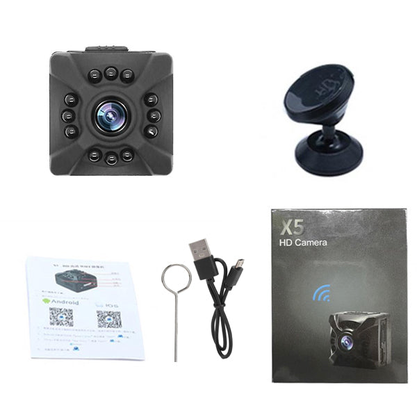 Мини камера Х5 с WiFi и детектор за движение /BK038/