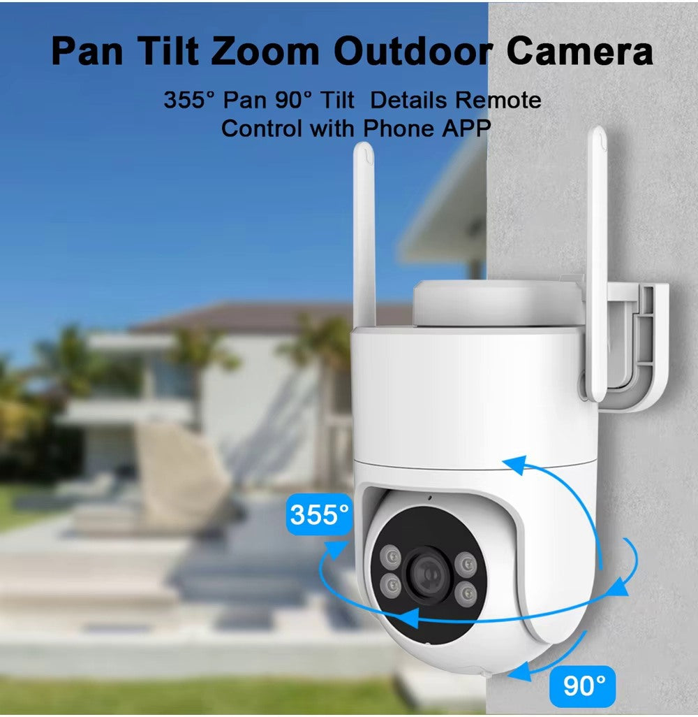 PTZ Wi-Fi (2,4GHz и 5GHz) Smart камера за наблюдение на открито TUYA, Smartlife / WIP-TP400AC /