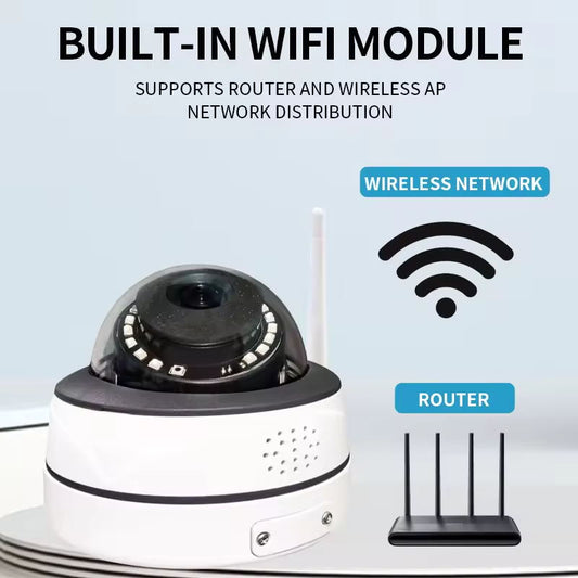 Куполна CCTV WiFi (2,4G и 5G WiFi) камера с 6MP и нощно виждане / WIP-TD600AA /