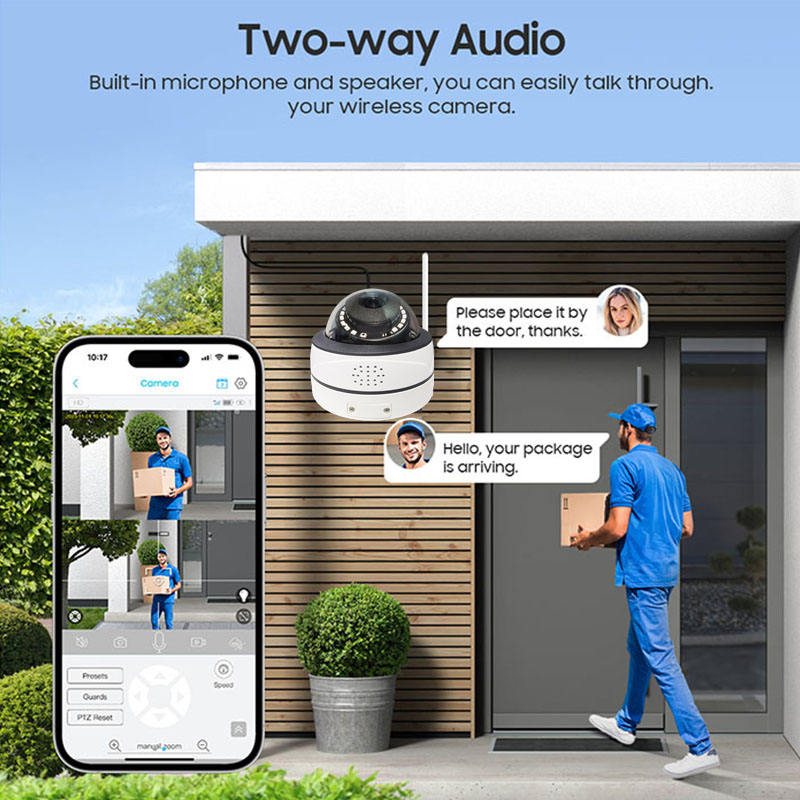 Куполна CCTV WiFi (2,4G и 5G WiFi) камера с 6MP и нощно виждане / WIP-TD600AA /