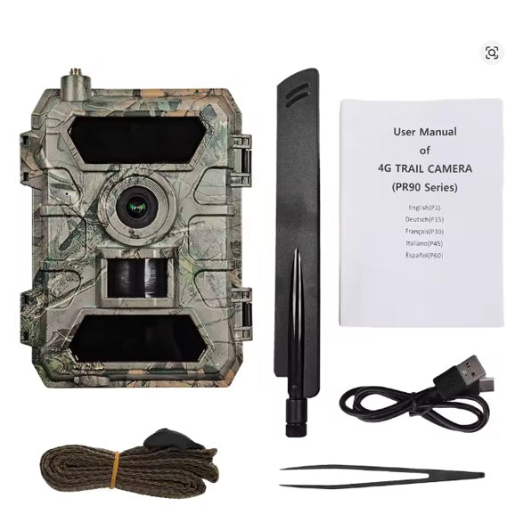 4G ЛОВНА КАМЕРА PR90 2G 8K С LIVESTREAM & APP НАЖИВО /LK074/