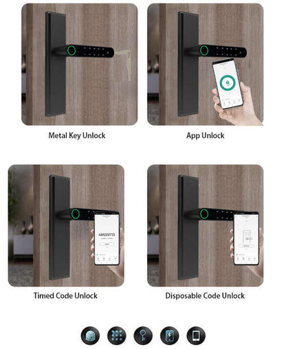 Интелигентна Смарт Брава с 5 Начина на Отключване (Tuya версия) /SB007/
