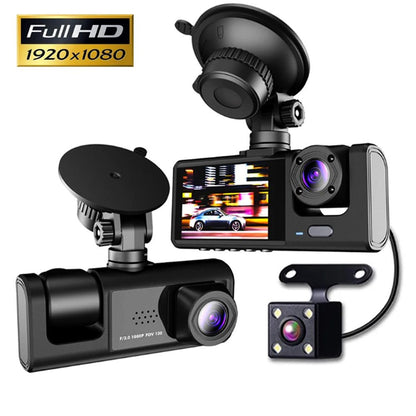 ВИДЕОРАГИСТРАТОР С ТРИ КАМЕРИ ДО FULL HD 1080P и WiFi / SKK110 /