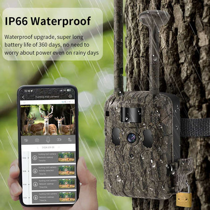 4G ЛОВНА КАМЕРА T6-4G-LTE С SIM карта, LIVESTREAM & VIDEO APP НАЖИВО /LK075/