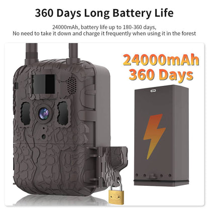 4G ЛОВНА КАМЕРА T6-4G-LTE С SIM карта, LIVESTREAM & VIDEO APP НАЖИВО /LK075/