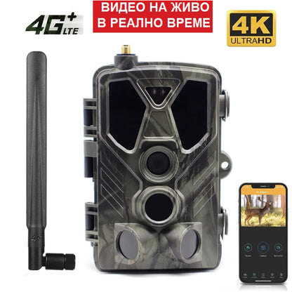 4К ЛОВНА КАМЕРА SUNTEK HC-812PRO 4G LTE С LIVE VIDEO & APP НАЖИВО