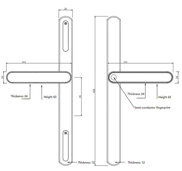 Смарт електронна брава – 5-в-1 интелигентен контрол на достъпа /SB001/